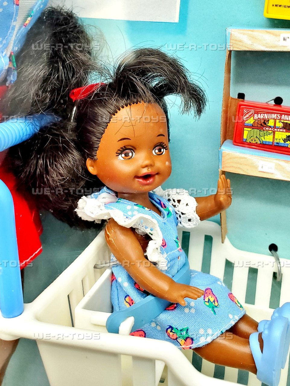 Shoppin' Fun Barbie and Kelly Dolls Playset African American 1995