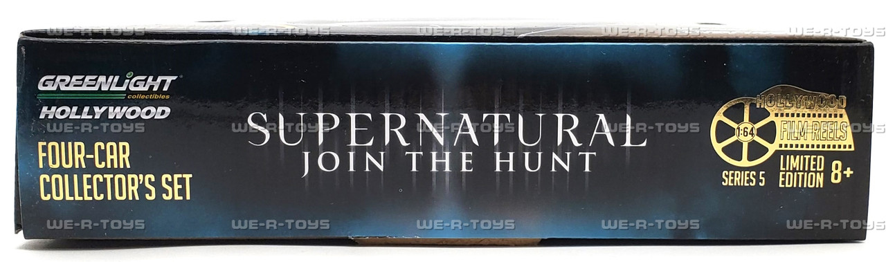 Greenlight Hollywood Film Reels Supernatural 4 Car Collector's Set