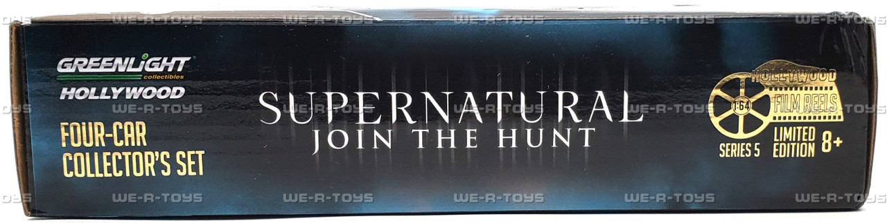 Greenlight Hollywood Film Reels Supernatural 4 Car Collector's Set