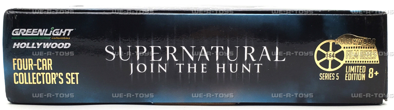 Greenlight Hollywood Film Reels Supernatural 4 Car Collector's Set
