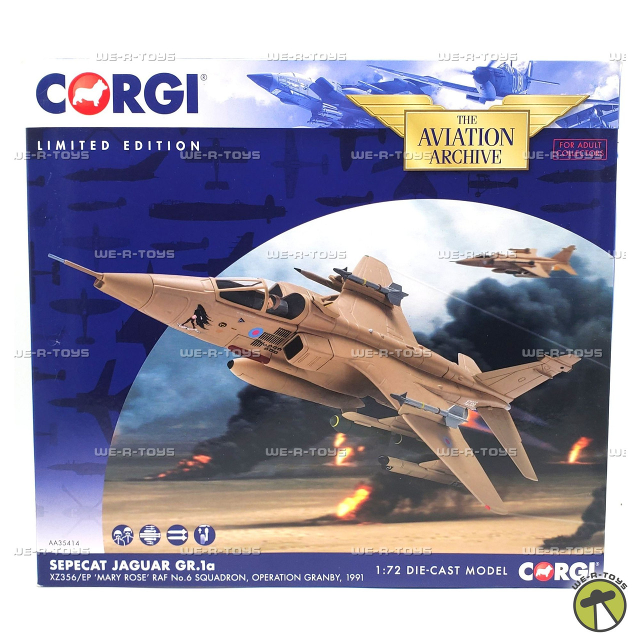 コーギー　1/72 SEPECAT ジャギュアGR.1A Amazon | CORGI 1/72 完成品 BAC SEPECAT Jaguar GR.1 XX109