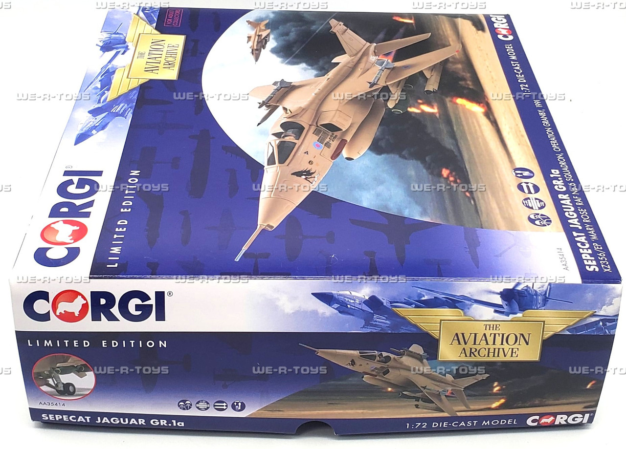 コーギー　1/72 SEPECAT ジャギュアGR.1A Highly detailed Corgi Aviation diecast model airplane RAF