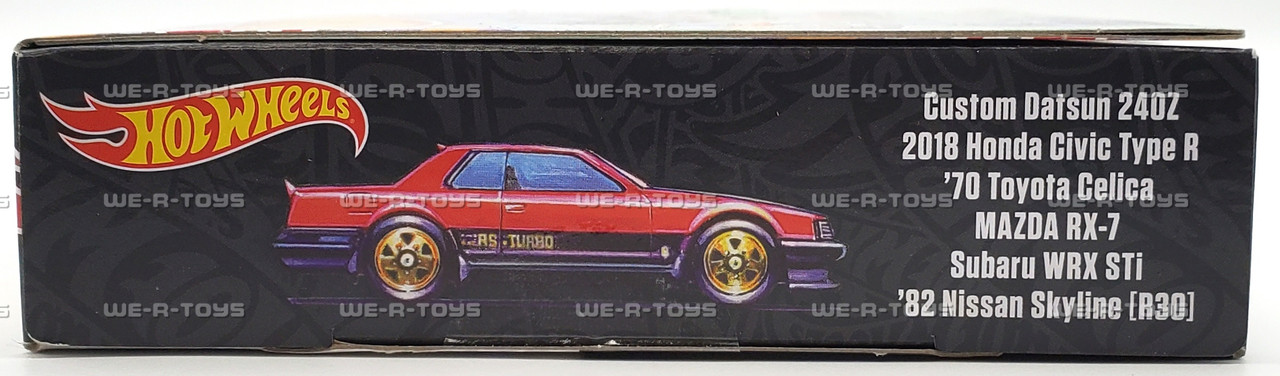 JAPANESE CARS COLLECTION ミニカーセット Hot Wheels Japanese Car Culture Themed Multipack 6 Car Set Mattel