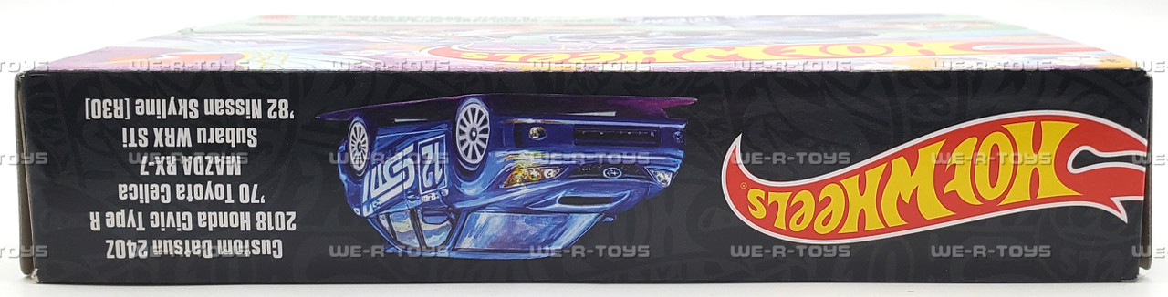 Hot Wheels Japanese Car Culture Themed Multipack 6 Car Set Mattel