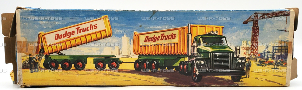Vintage Matchbox Dodge Tractor with Twin Tipper Train K-16 Lesney