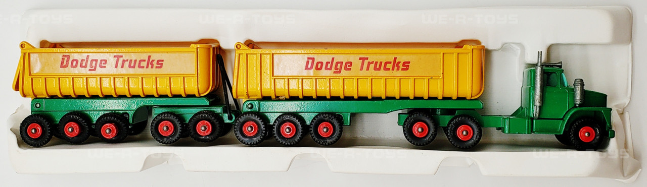 Vintage Matchbox Dodge Tractor with Twin Tipper Train K-16 Lesney
