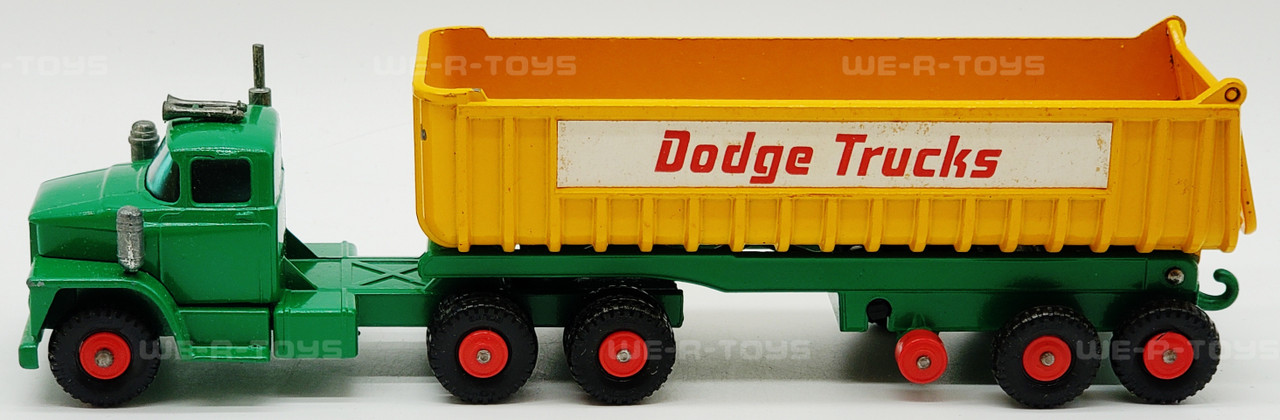 Vintage Matchbox Dodge Tractor with Twin Tipper Train K-16 Lesney