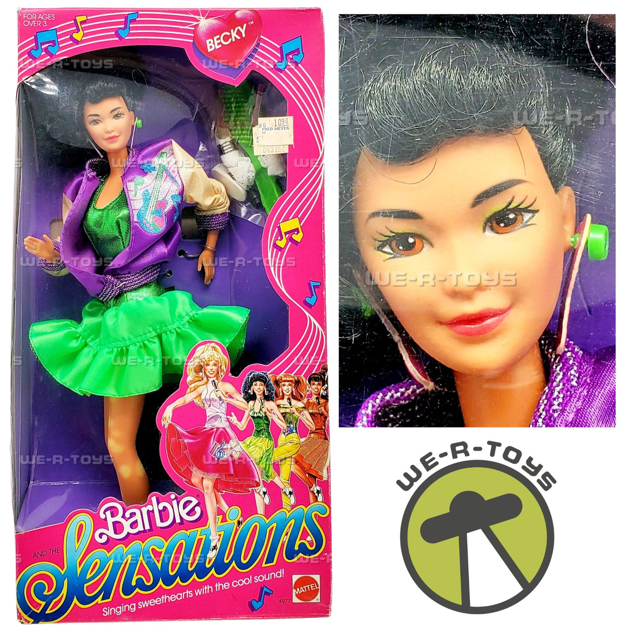 Barbie and the Sensations Becky Doll 4977 Mattel 1987 - We-R-Toys