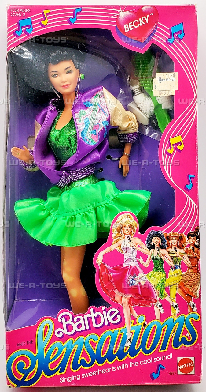 Barbie and the Sensations Becky Doll 4977 Mattel 1987 - We-R-Toys