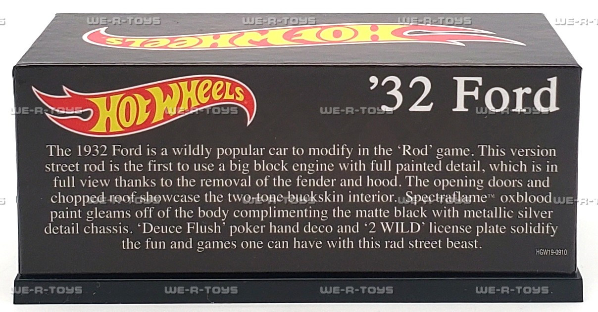 Hot Wheels RLC Exclusive 32 Ford Red Vehicle 2021 Mattel #HGW19