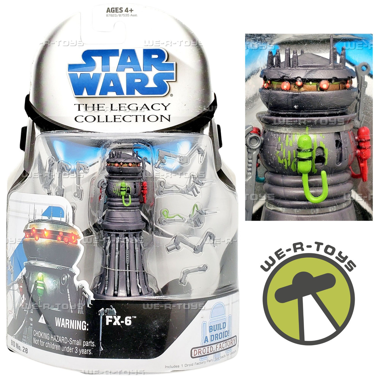 Star Wars Legacy Collection Build a Droid FX-6 Figure 2008 Hasbro