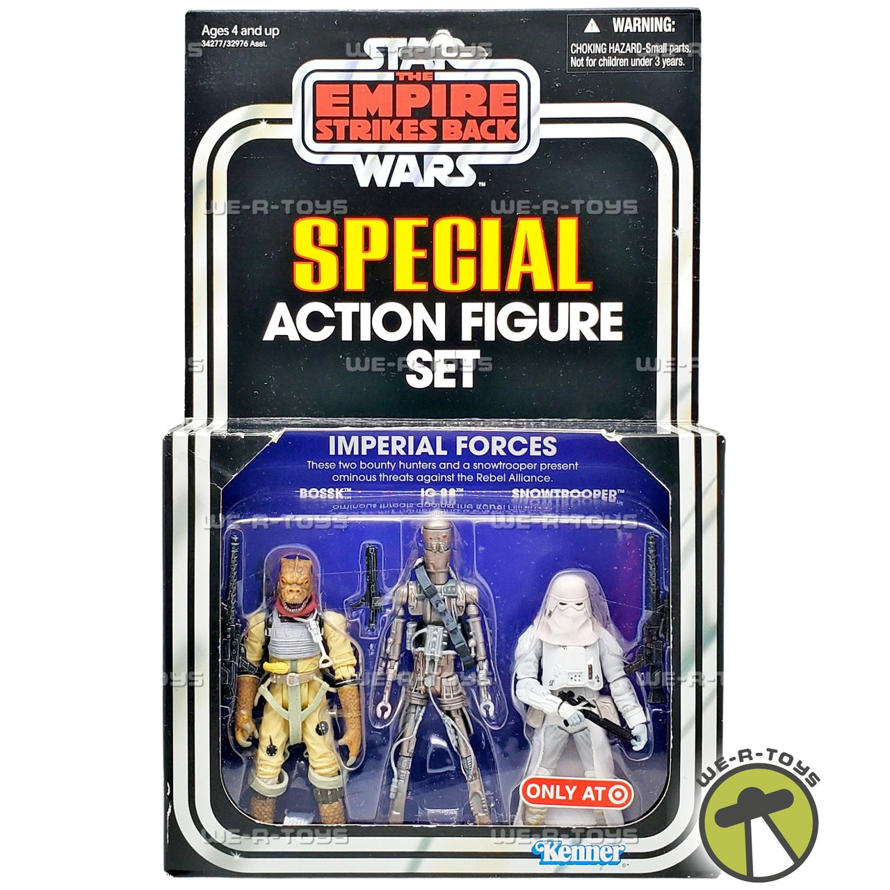 Kenner Star Wars The Empire Strikes Back Special Exclusive Action Figure 3Pack Imperial Forces Set Bossk, IG88