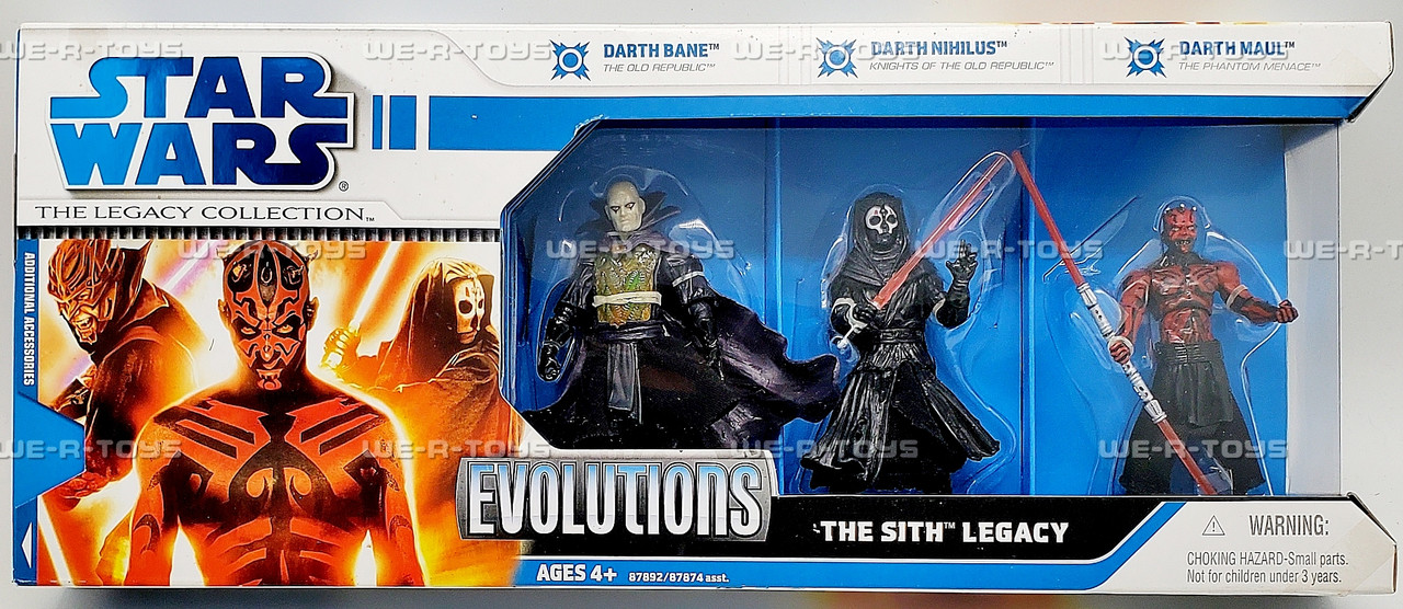Star Wars Evolutions The Sith Legacy Action Figure Pack 2008