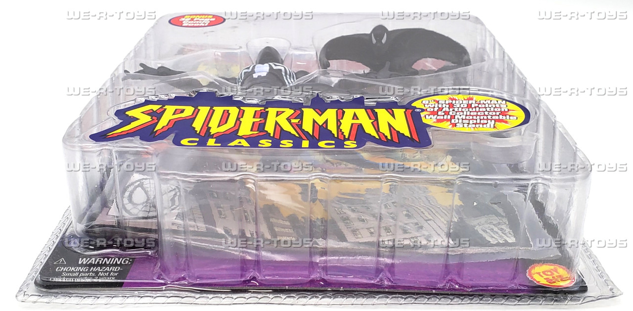 TOY BIZ SPIDER-MAN ANIMATED SERIES BLACK COSTUME SPIDER-MAN