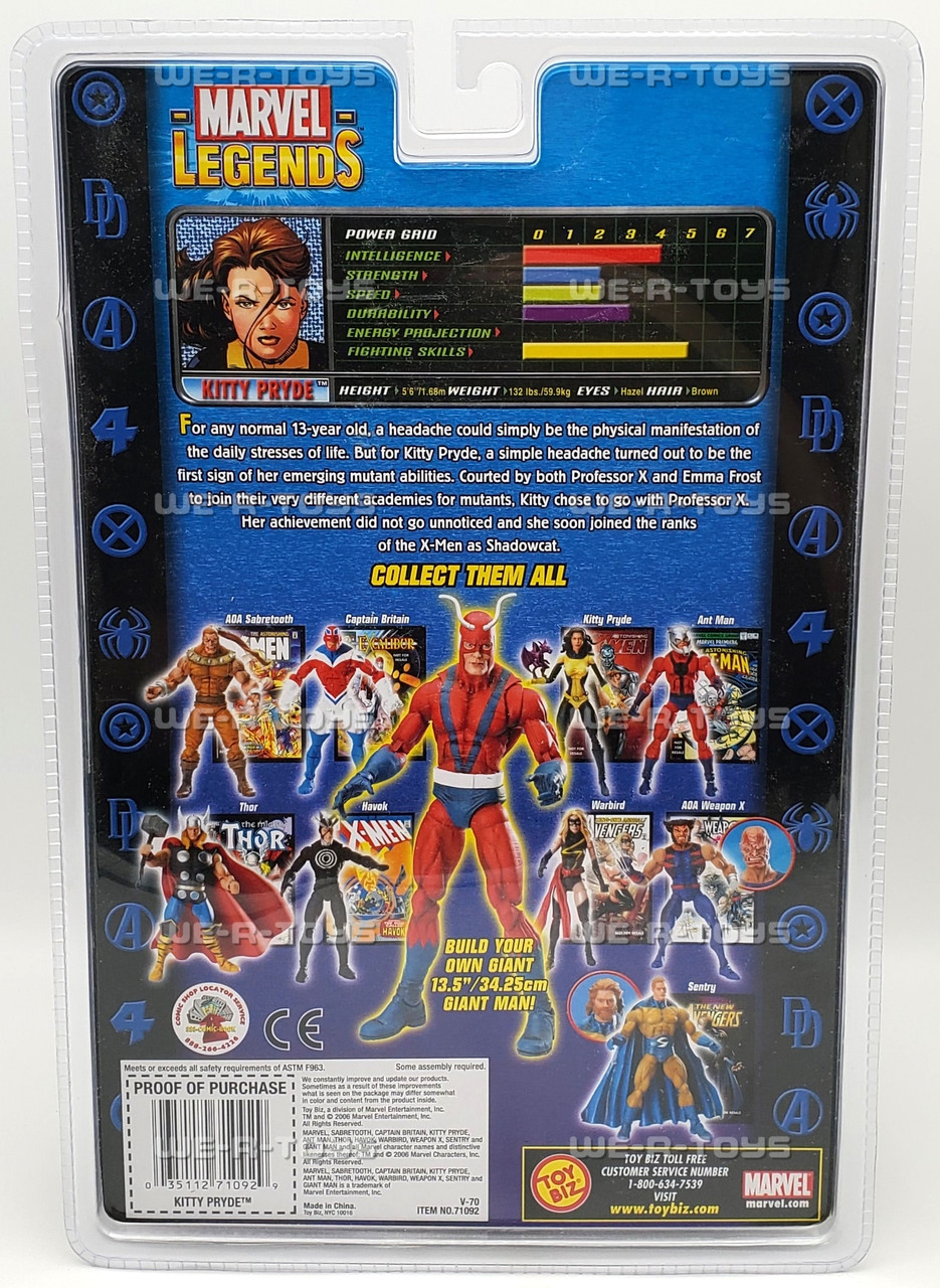Marvel Legends Kitty Pryde Giant Man Series Action Figure 2006 Toy