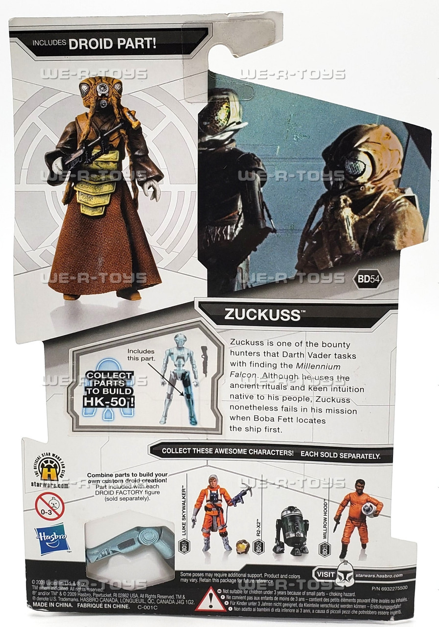 Star Wars Legacy Collection Zuckuss BD54 Action Figure 2009