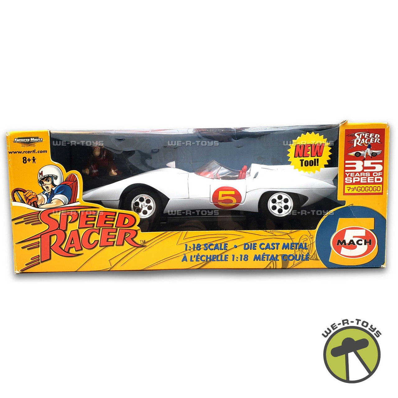 Speed Racer Mach 5 Vehicle 35th Anniversary 2002 RC ERTL