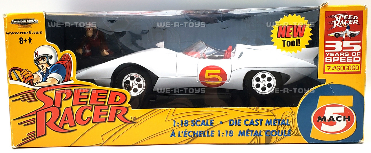 AMERICAN MUSCLE MACH5 マッハ号 1/18 35th記念 Amazon | American Muscle 1/18 スピードレーサー マッハ5