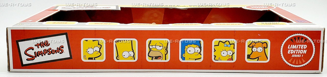 The Simpsons Bendable Family Action Figure Boxed Set 2002 NJ Croce