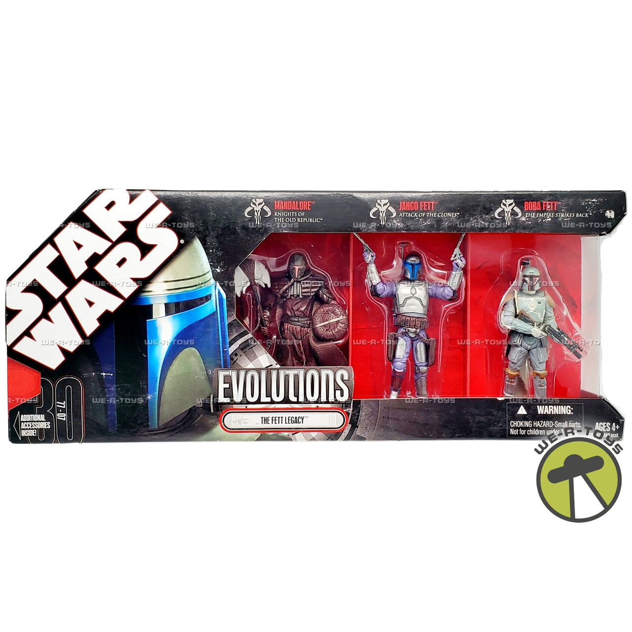Star Wars Evolutions The Fett Legacy Action Figure 3Pk 2008 Hasbro