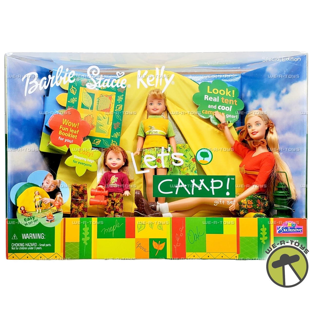 Barbie Stacie Kelly Let's Camp Gift Set TRU Exclusive Special
