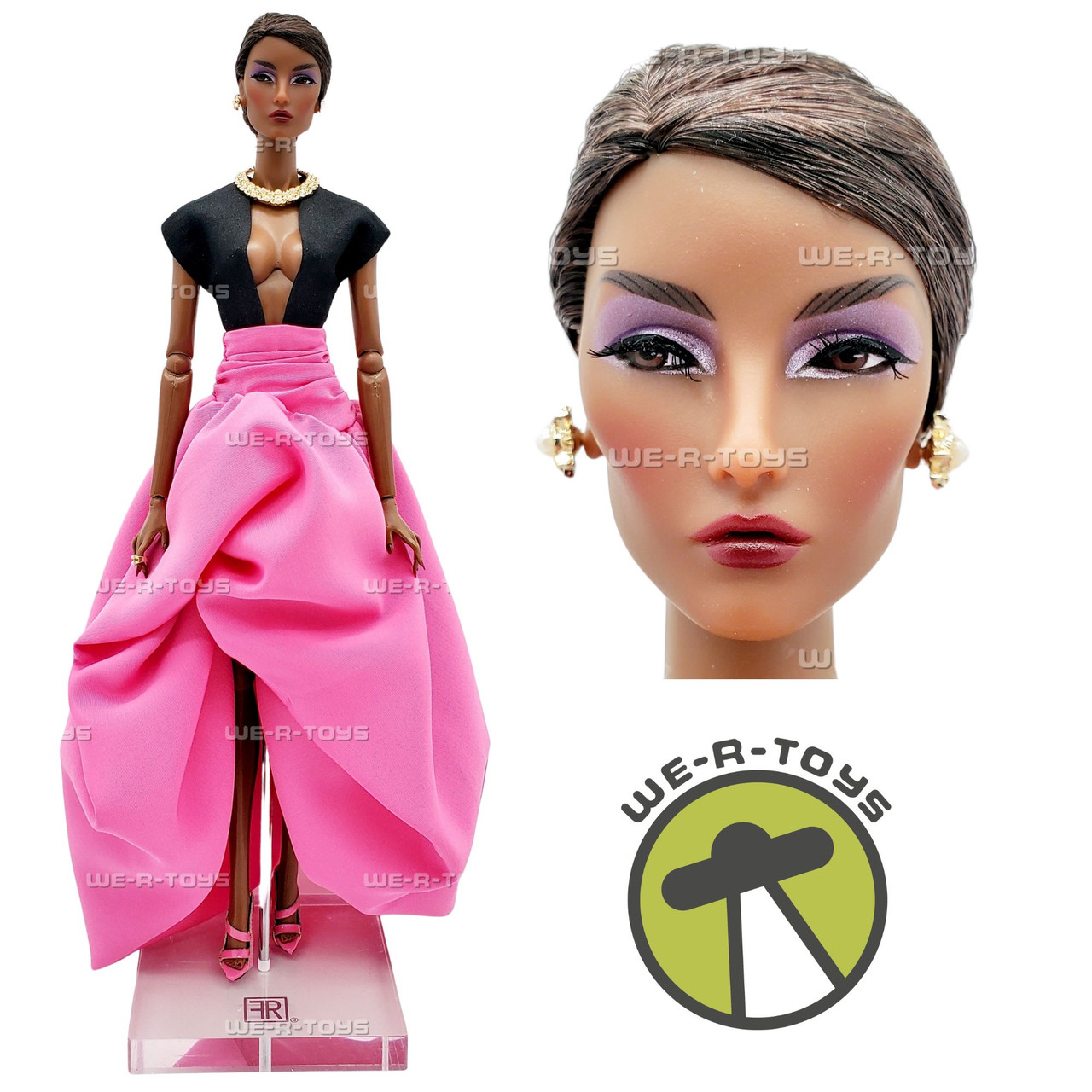 green emerald velvet dress Gabriella Fashion Doll Dress Crochet Pattern – Maggie's Crochet main image 1