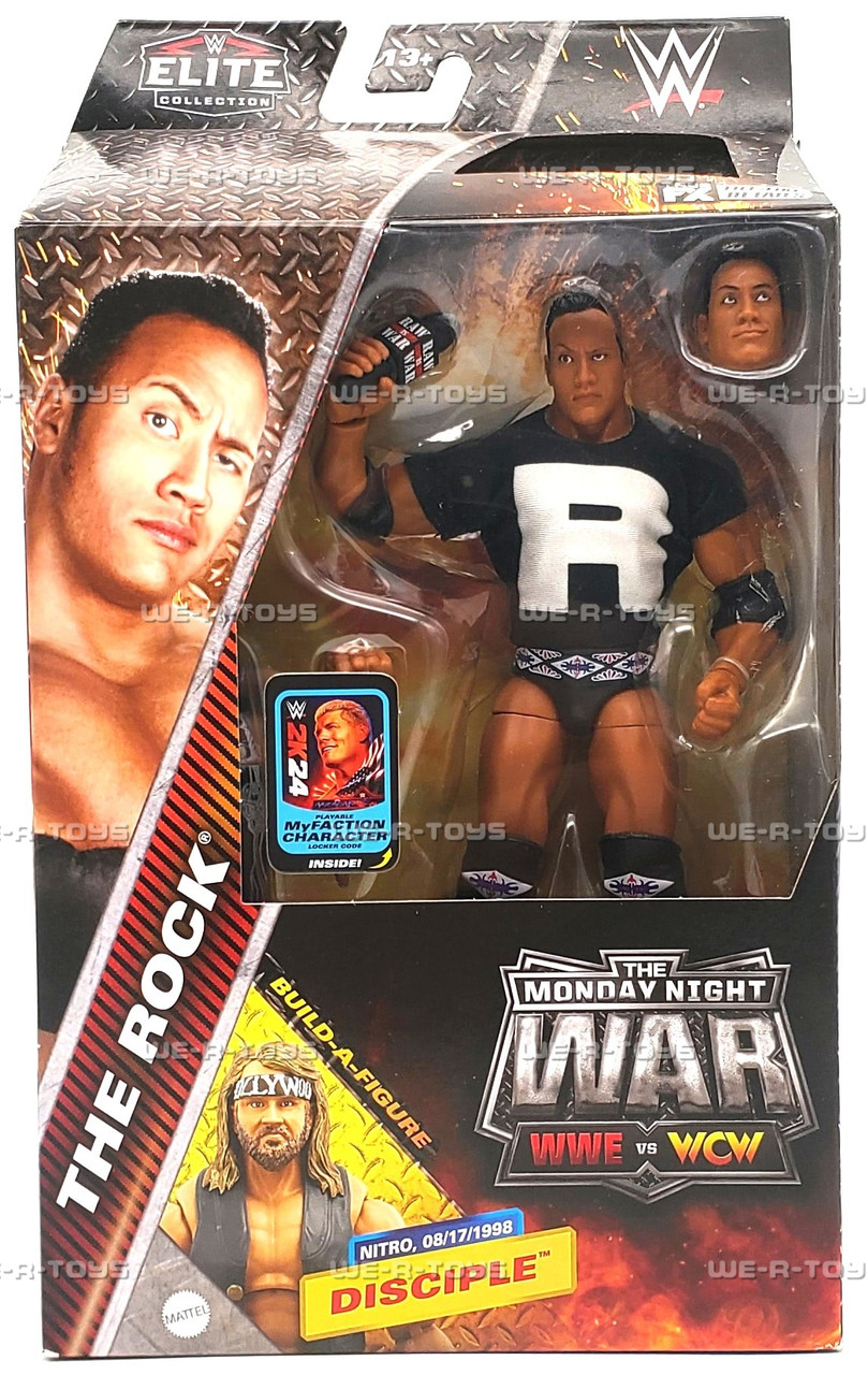 WWE Elite Collection The Rock Action Figure with Accessories 2024