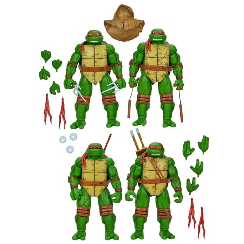 NECA タートルズ TMNT Eastman & Laird 4体セット 新品 Eastman and Laird's TMNT Mirage Comics 4Pk Action Figure Set NECA