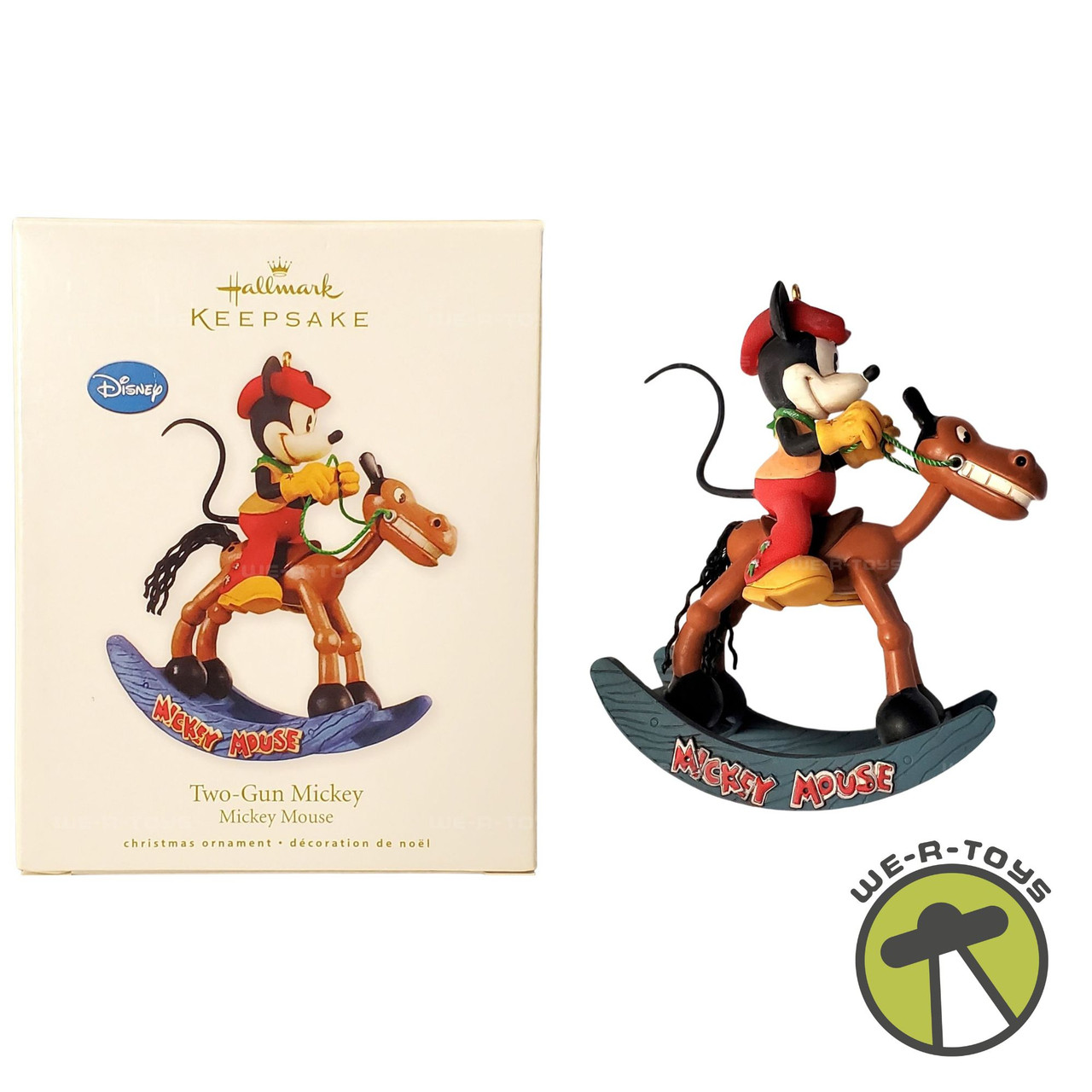 Disney Mickey Mouse Two Gun Mickey Ornament 2010 Hallmark Keepsake