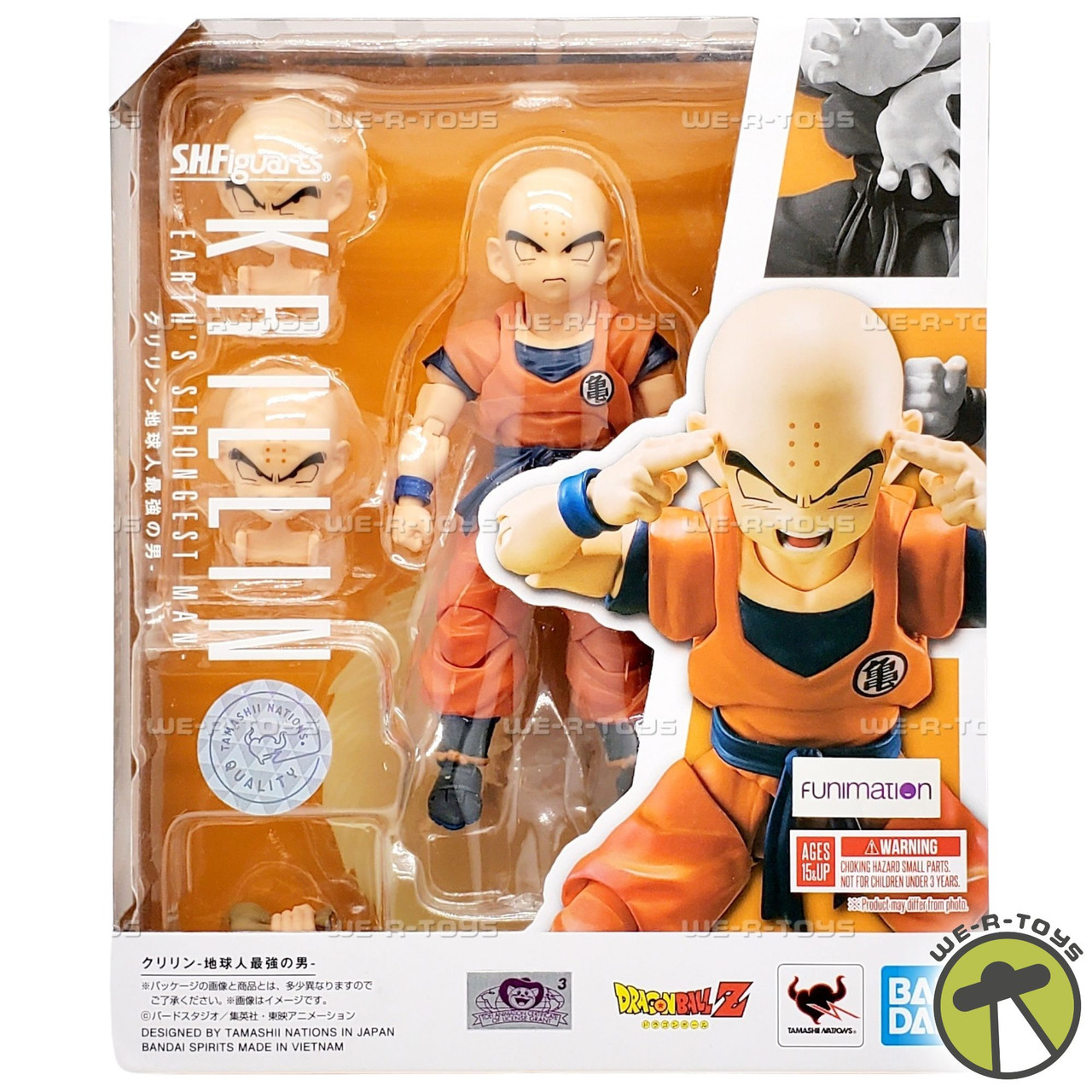 S.H.Figuarts Dragon Ball Z Krillin Earth's Strongest Man Action
