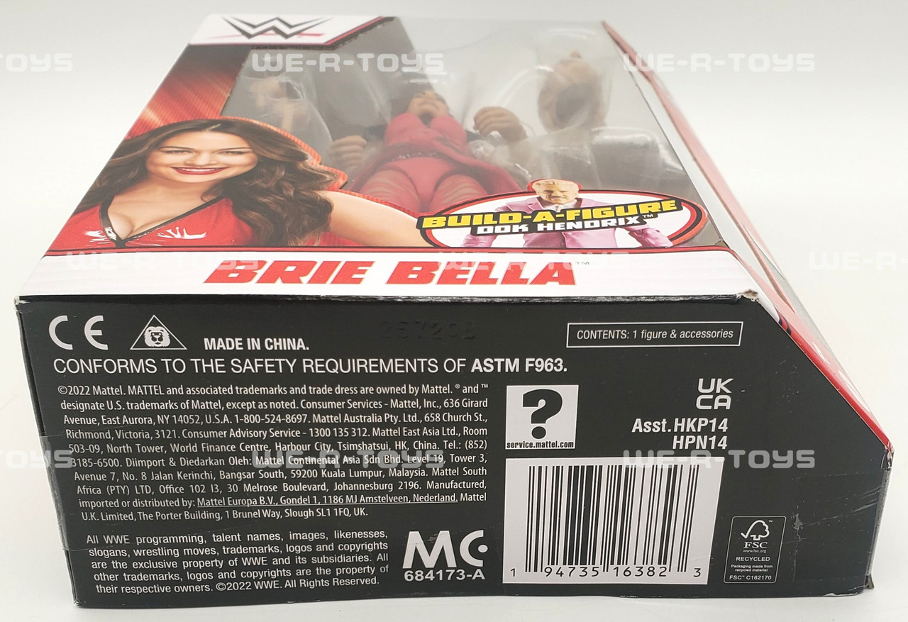 WWE Brie Bella Elite Action Figure - Deluxe Collectible With Ring Gear And Accessories