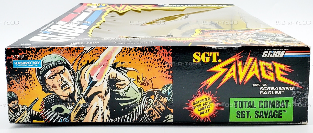 G.I. Joe Sgt. Savage Total Combat Action Figure 1994 Hasbro 81292