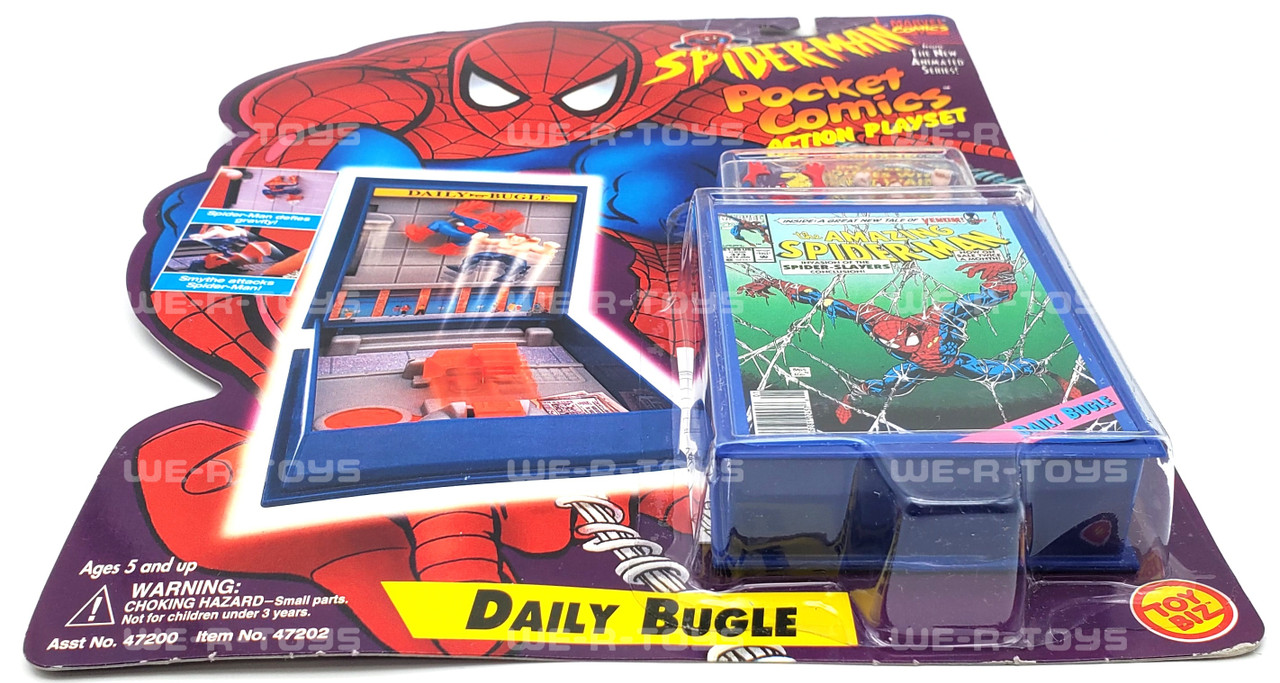 Marvel Spider-Man Pocket Comics Daily Bugle Action Playset