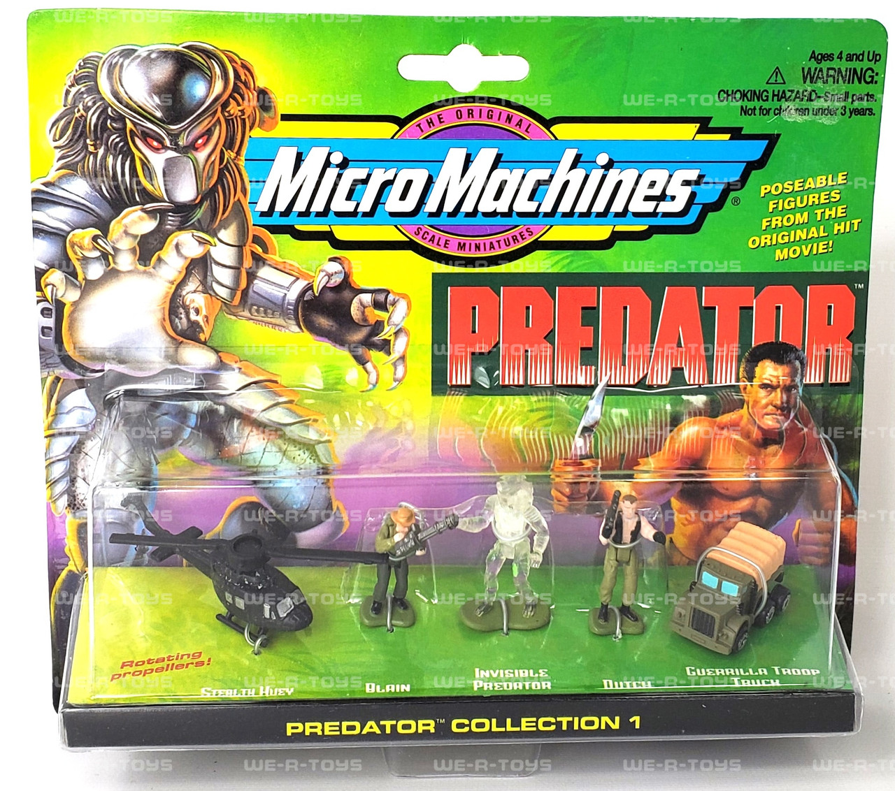 Galoob Micro Machines プレデター エイリアン フィギュア Micro Machines Predator Collection Set of 3 Vehicle & Figure Sets