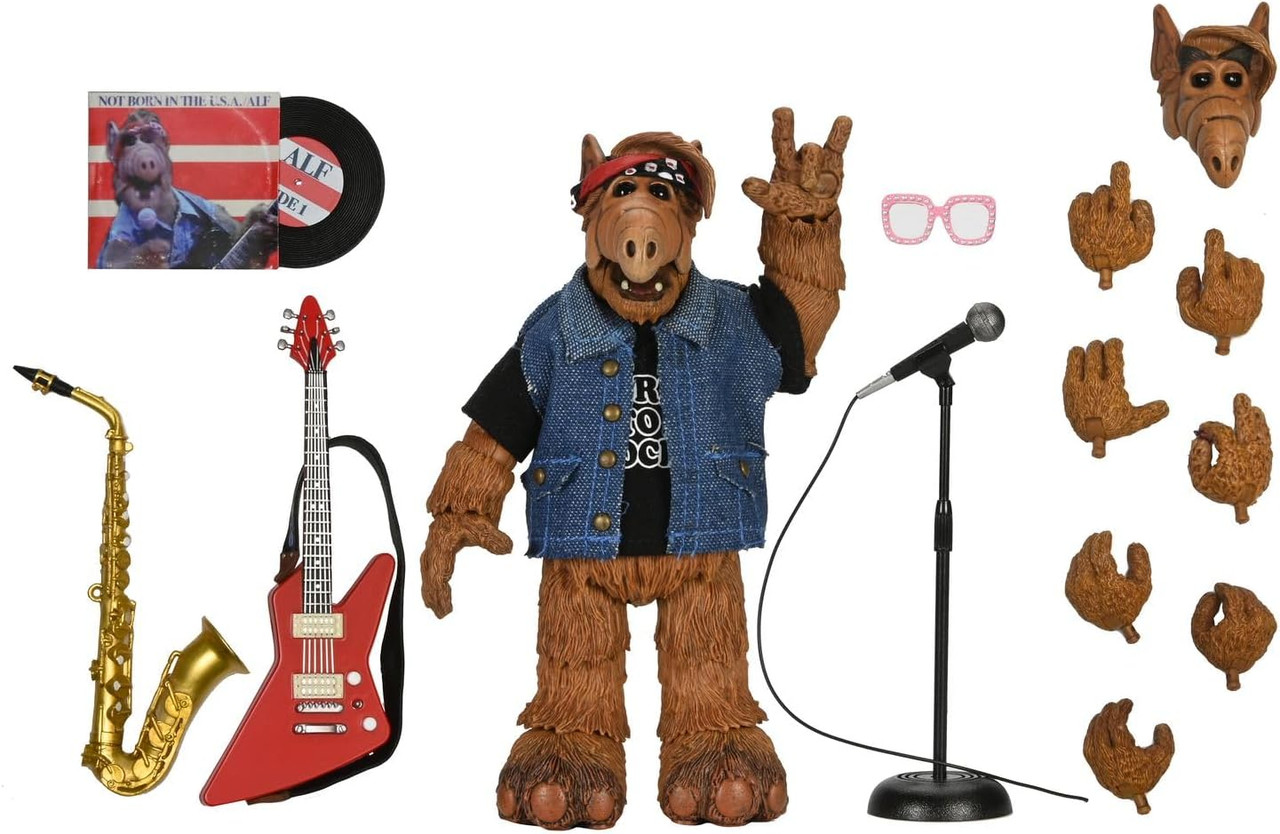 Alf Ultimate Born to Rock Alf 7 Inch Action Figure NECA - We-R-Toys