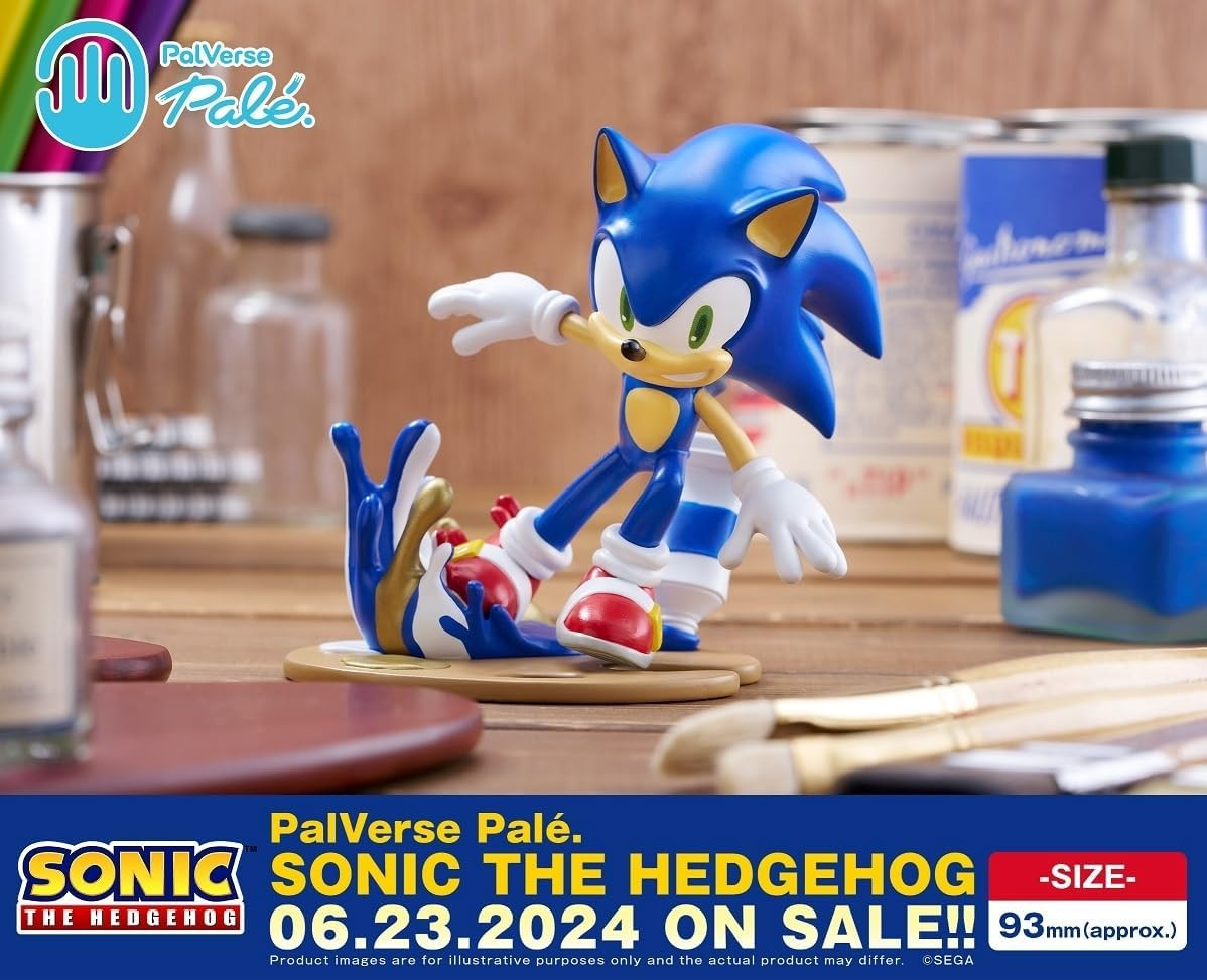 Sonic the Hedgehog Palverse Pale PVC Figure Bushiroad - We-R-Toys
