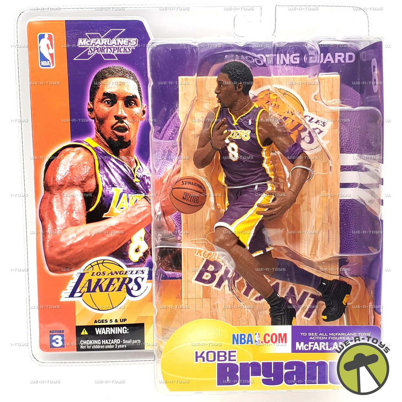 NBA Series 3 Kobe Bryant Los Angeles Lakers Figure 2003 McFarlane