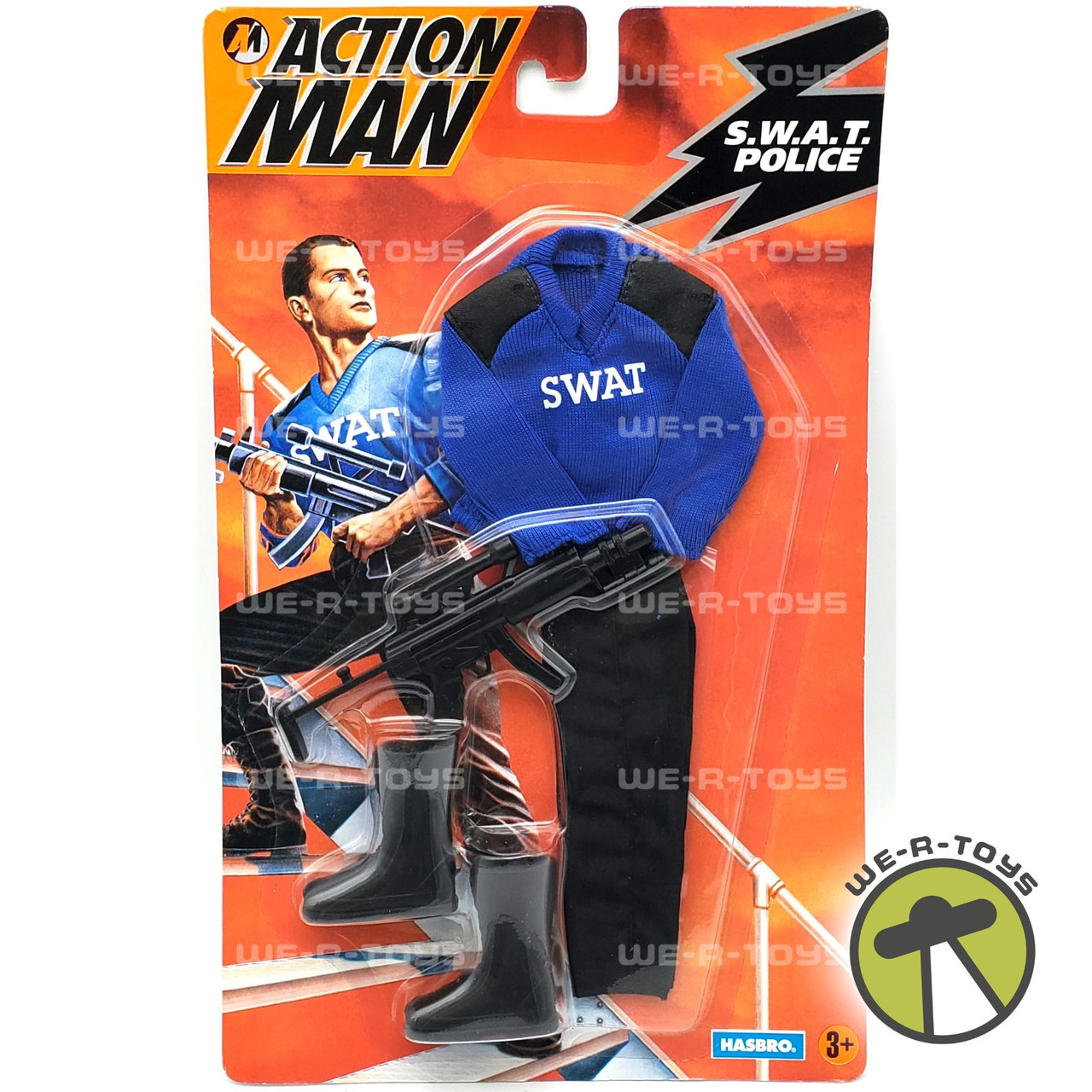 Action Man S.W.A.T. Police Outfit and Accessories 1993 Hasbro