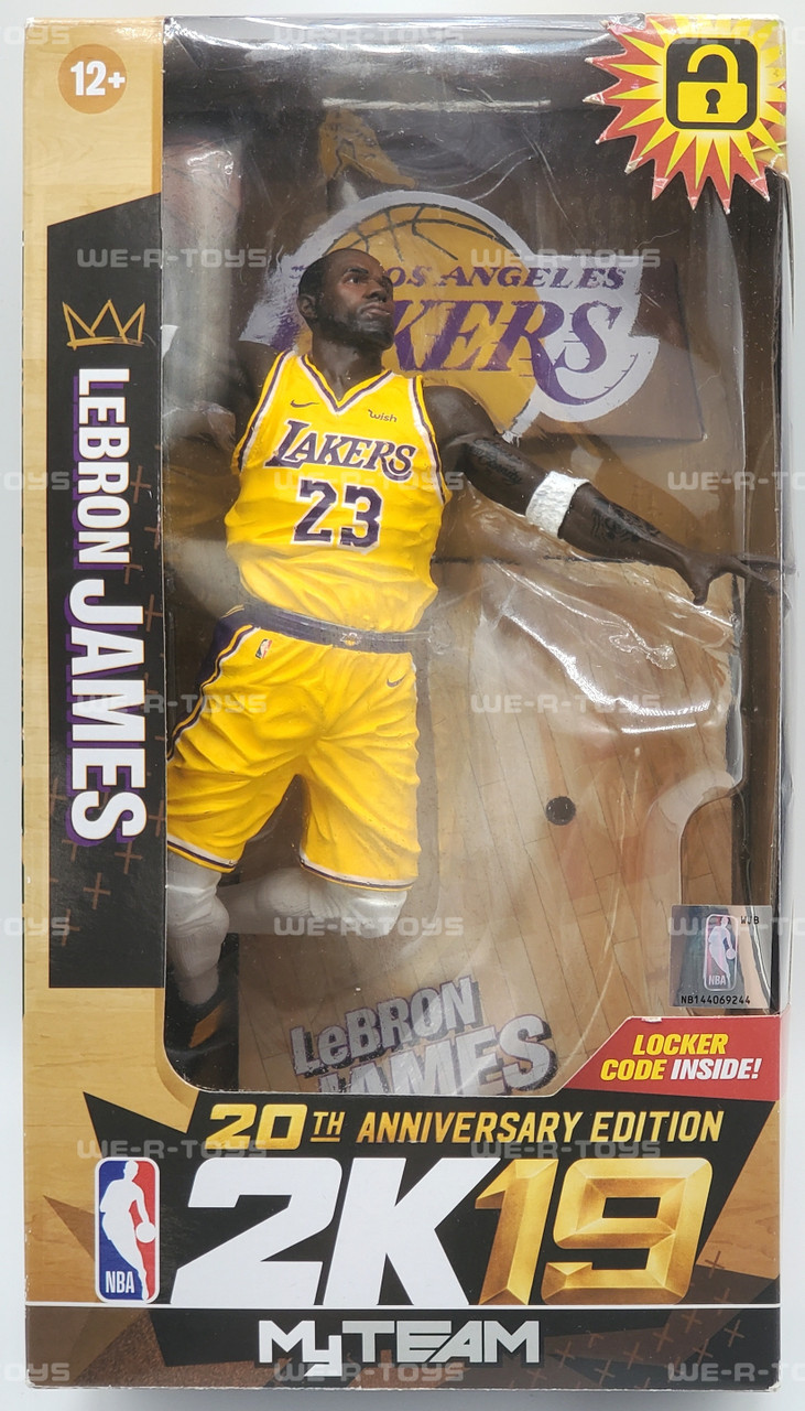 NBA Los Angeles Lakers Lebron James Action Figure 2018 McFarlane
