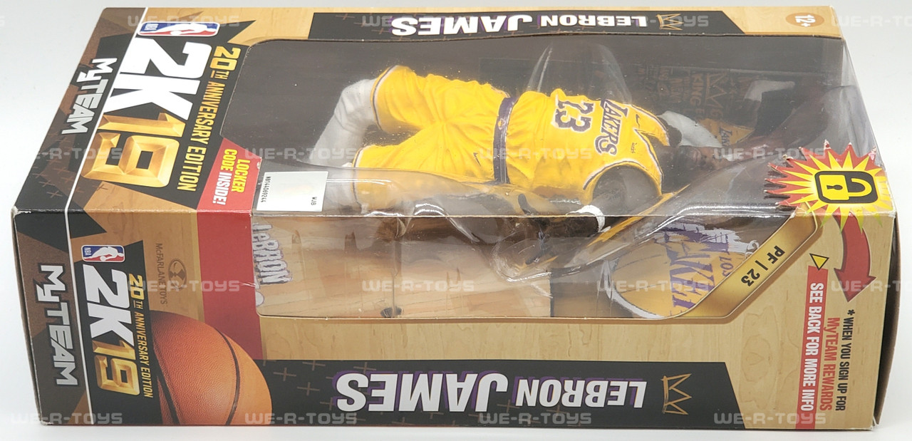 lebron james mcfarlane lakers