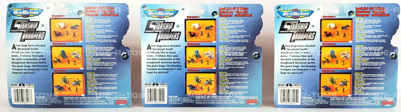 Micro Machines Starship Troopers Collections Set of 3 Galoob