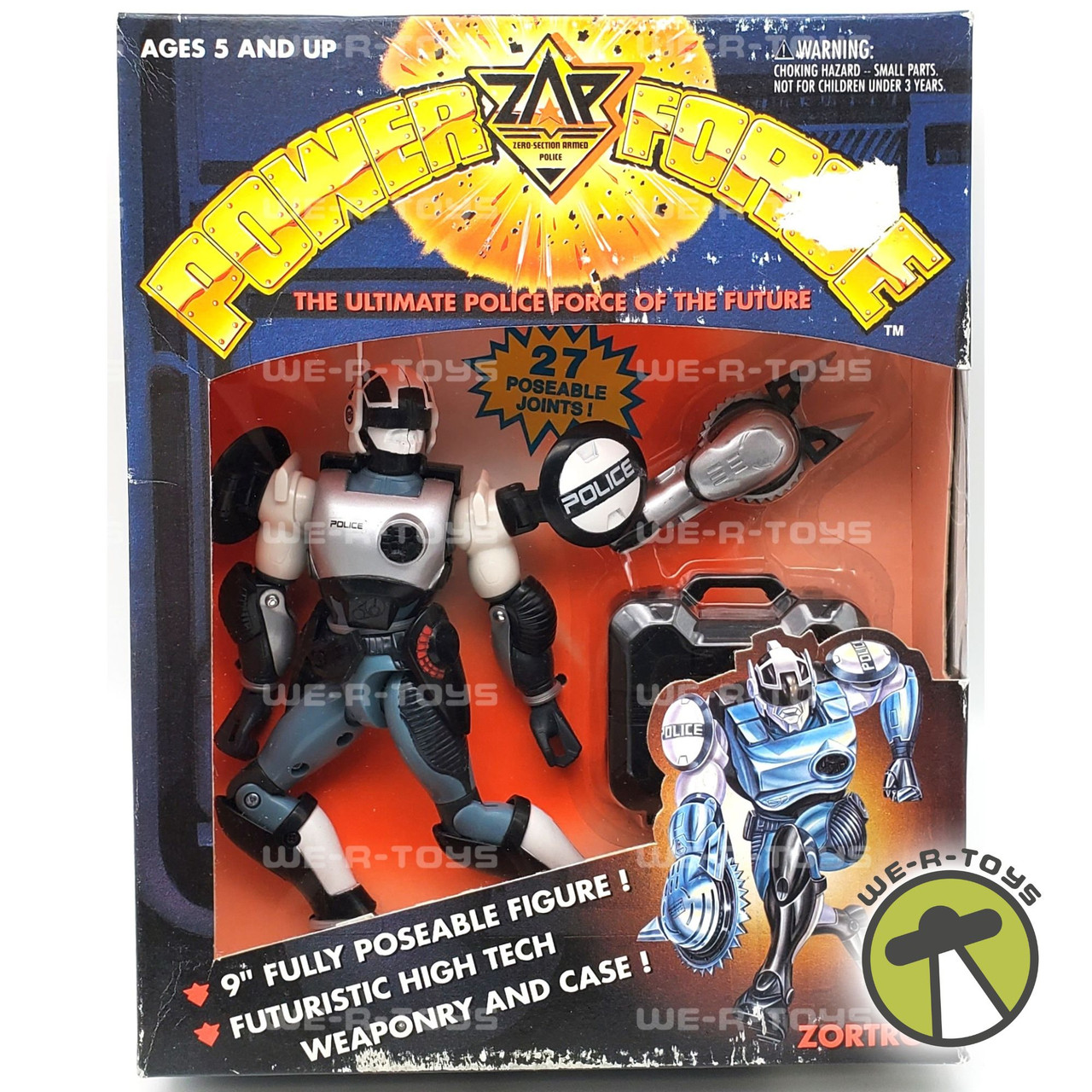 Power Force Zero-Section Armed Police Zortron Action Figure 1994