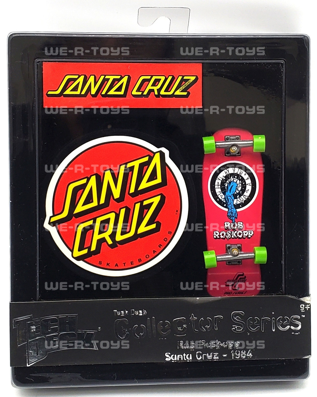 Tech Deck Collector Series Santa Cruz Rob Skateboard Roskopp 1984