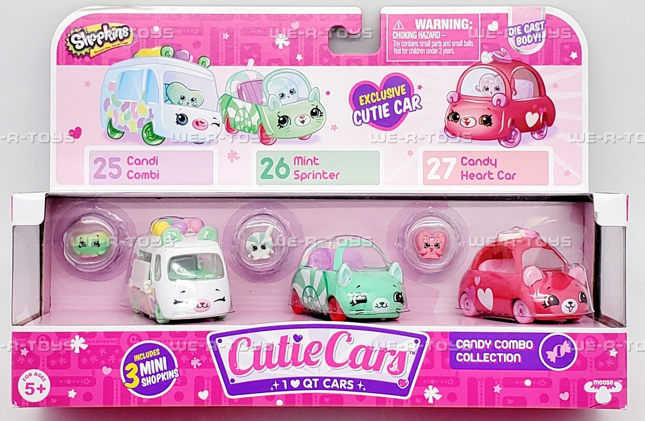 Shopkins Cutie Cars Candy Combo Collection Pack Vehicle Set