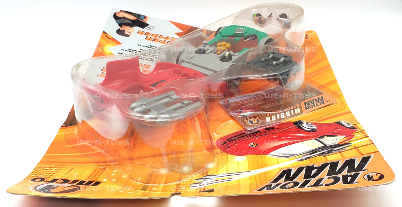 Action Man Street Racer Super Spider Vehicle Micro 1996 Hasbro