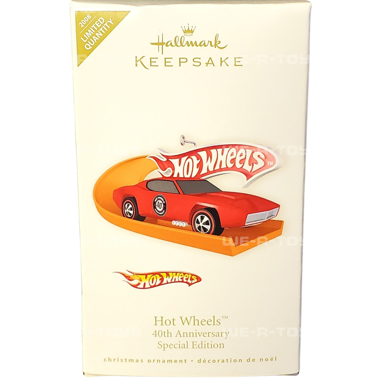 Hot Wheels 40th Anniversary Special Edition Ornament 2008 Hallmark