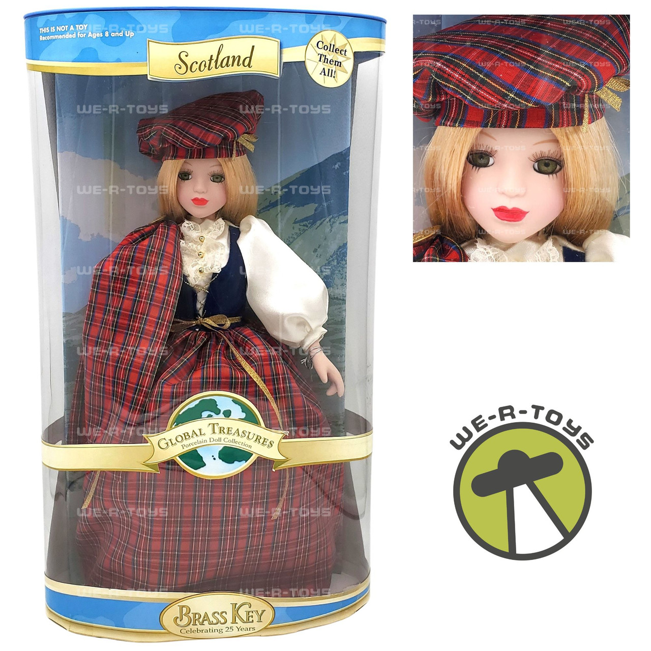 Brass Key Keepsakes Global Treasures Porcelain Doll Collection