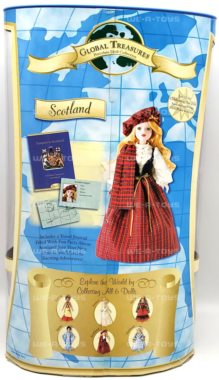 Brass Key Keepsakes Global Treasures Porcelain Doll Collection