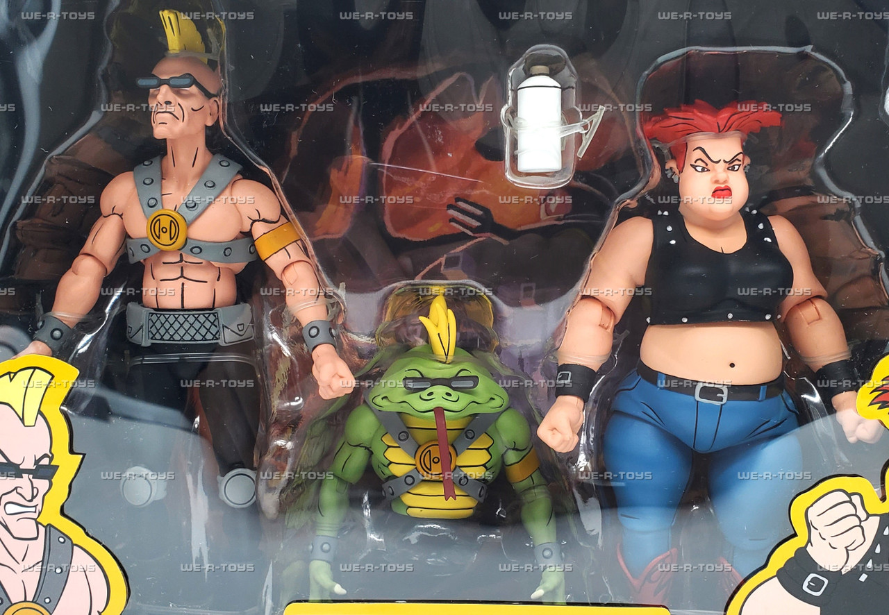 Teenage Mutant Ninja Turtles Grunt and Jersey Red Action Figures