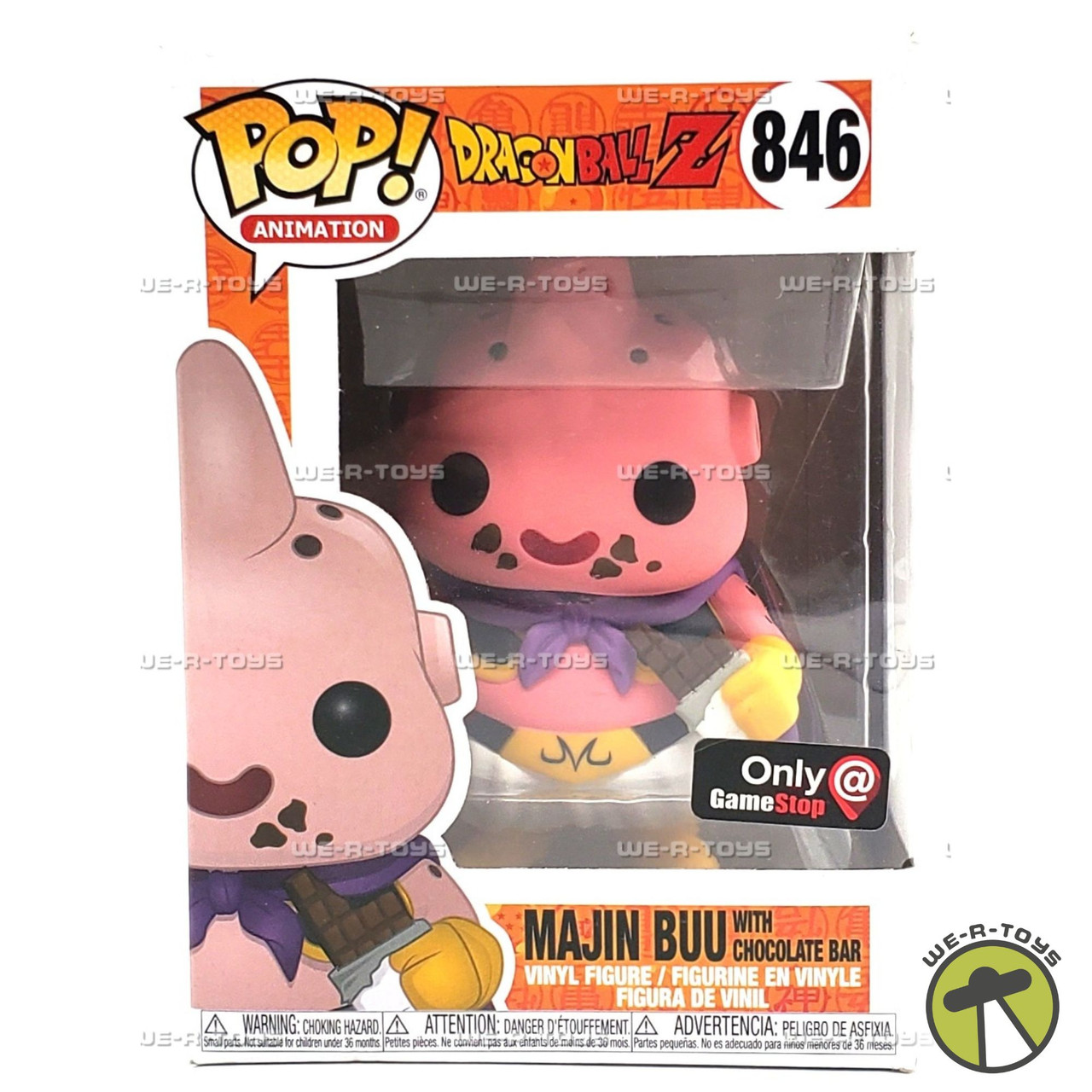 Funko Pop! Animation Dragonball Z Majin Buu w/ Chocolate 2020 Vinyl Figure  #846 - We-R-Toys